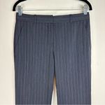 Theory  Womens Virgin Wool Blend Pinstripe Dress Pants Trousers Sz 4 Photo 2