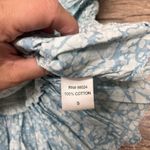 Anthropologie  Love the Label smocked ruffle square‎ neck top size small Photo 8