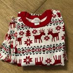 Hanna Andersson Christmas Pajama Set XL – Organic Cotton Top & Flannel Pants Red Photo 1