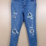 Levi's Levi’s 721 Stretch High Rise Skinny Distressed Denim Jeans 27 Photo 0