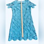 Floral lace overlay Elegant A Line dress Size S Photo 6