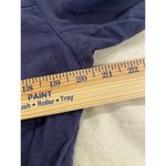 Draper James  RSVP Linen Utility Jacket Chore Coat Size  Medium Navy Blue Pockets Photo 8