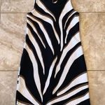 Charter Club  NWOT Size PP Black Gold White Dress Photo 0
