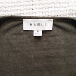 Mabel Sage Slinky Long Sleeve Front Twist Crop Top Photo 3