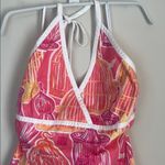 Lilly Pulitzer Halter Dress Y2K Womens Size 10 Coral Pink Photo 1