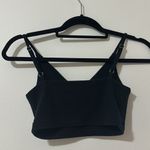 Brandy Melville  black v cut crop top Photo 2