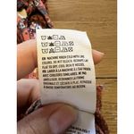 American Eagle  Women XXS Paisley Boho Romper‎ Long Bell Sleeve Colorful Beach Photo 11