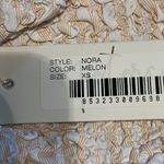 Petersyn‎ Nora Mini Dress Melon Smocked Strapless Size XS New Peach Polyester Orange Photo 7