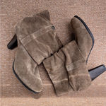 BCBGeneration  Ankle Boots  Women's‎ 8.5 Suede Leather Ankle Boots Heel Brown Photo 0