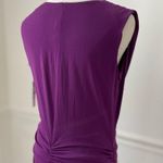 Laundry by Design NWT Ruched Stretchy Sheath Dress Sequins Ambrosia Plum 12 Photo 5