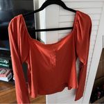 Forever 21 Burnt Orange F21 Plus Crop Top Photo 1