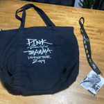 Pink Beautiful Trauma World Tour 2019 Black Tote Bag & lanyard Photo 0