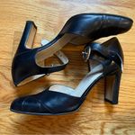 Caparrini navy blue ankle strap leather pumps size 36 Photo 1