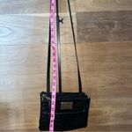 Marc Fisher  Black Crocodile Embossed Crossbody Bag Photo 3