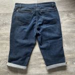 Eileen Fisher Cuffed Bermuda Jeans Shorts or Capris Size Petite Small 6/8 Photo 1