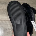PacSun NWT  Cozy black furry slippers Photo 1