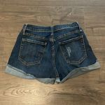 Just Black Women’s  Dark Wash Distressed Denim Shorts, Size 25 Photo 2