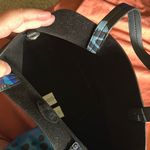 Black and Blue Tote with Geometric Design Photo 3