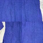 Pratap Iridescent Fabric Blue Purple Size Medium Indian Kurta Made in India Top Multiple Photo 6