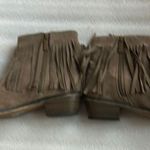 breckelle's Breckelle’s Fringe faux Suede Ankle Boots - tan Photo 2