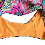 Mara Hoffman Parrot Tropical One Piece Swimsuit Size Large Cutout Pink Yellow Photo 6
