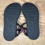 Teva  Women's Original Universal Wildflower Hiking Sandals Size 6 Pink Black Photo 6