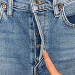 RE/DONE Denim Jeans 90s High Rise Skinny Ankle Crop Mid Color Size 27 Photo 3