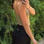 Forever 21  black silk mini skirt Photo 1