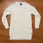 Quince Organic Cotton Fisherman Side Zip Maternity & Nursing Sweater Ivory Small Photo 4