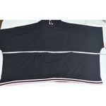 Hanes Women’s Pajama Set Black Oversized Short Sleeve Hoodie Top & Pants Size S Photo 6