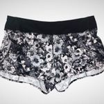 90 Degrees Athletic Shorts Black White Floral Design Size Large Photo 0