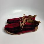 Toms ‎ Bota red plaid sneakers size 10 Photo 2