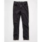 American Eagle  Strigid‎ Mom Jean Black Washed Size 4 Photo 1