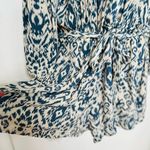 Evereve Roan & Ryan Long Sleeved Belted, Lined Shorts Romper Size L Blue Size L Photo 3