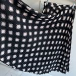 Anthropologie  Maxi Pleated Skirt Black Pink Size Large Photo 5