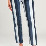 Lulus Stripped High Waisted Jeans Photo 0