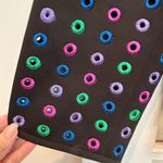 Carlisle  Chic Contemporary Black Art To Wear Full Zip Jacket Size 10 Medium Photo 8