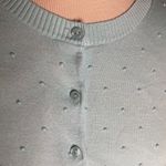 LORD & TAYLOR Cotton/Modal Sea Foam Green Cardigan Sweater Size X Photo 6