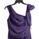 White by Vera Wang Purple Bridesmaid Formal Dress Size 4 Photo 3