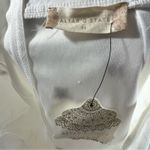 Altar'd State NWT Altar’d State Mini Skirt Womens M White Floral Embroidered Pleated Prairie Photo 4