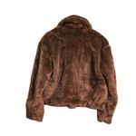 Free People  Mena Cropped Faux Fur Jacket Teddy Size M Photo 3
