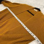 Madewell Nolan Ribbed Open Front Cardigan Sweater in Egyptian Gold Small Photo 3