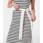 Spanx AirEssentials Sleeveless Tie Waist Tank Dress Porcelain Deep Night Stripe Photo 2