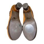 Anthropology Women’s Brown Leather Buckle Retro Styled Bivel Cone Heel Shoes 8.5 Photo 8