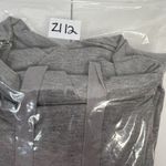 Cable & Gauge  Plus Size 1X Gray Hoodie Sweatshirt Shift Dress Tunic Short Sleeve Photo 9