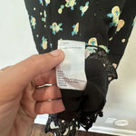 Free People  Size XS Mini Dress Tie Button Back Retro Style Like A Lady 1452 Photo 8