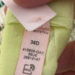 Victoria's Secret NWT  Sheer Shine Low-Cut Demi Bra Citron Glow 36D Mermaidcore Photo 12