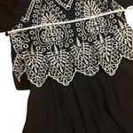 Skies Are Blue Black Embroidered NWT Dress Photo 3