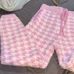 SKIMS COZY KNIT JOGGER LIMITED EDITION 'PETAL HOUNDSTOOTH' SIZE: S/M Photo 2