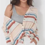 Urban Outfitters  Women's‎ Pink and Cream Sweater, L Photo 0